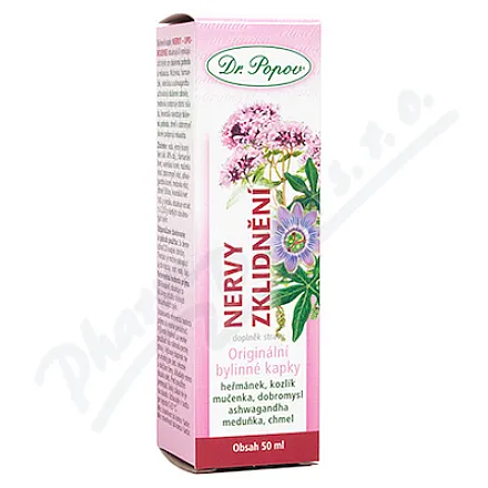 Krople ziołowe Dr.Popov Nerve Calming 50ml