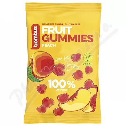 bombus Fruit 100% żelki brzoskwinia 35g
