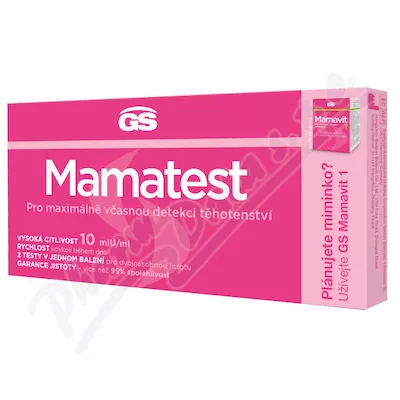 GS Mamatest Těhotenský test 2ks