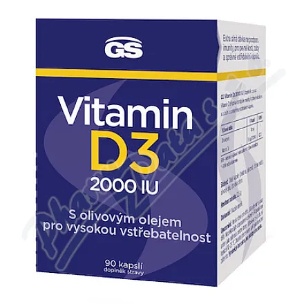 GS Witamina D3 2000 IU cps.90