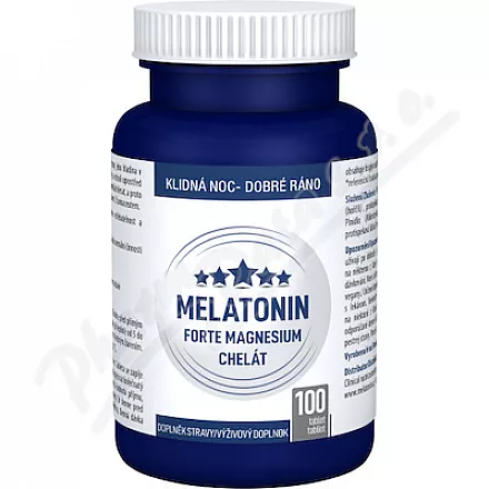 Melatonin Forte Magnesium chelát tbl.100