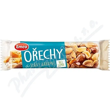 EMCO Tyčinka ořechy a slaný karamel 35g