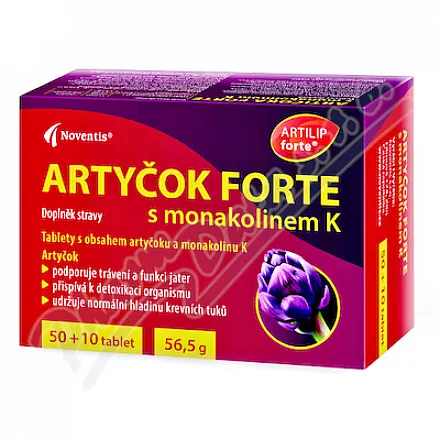 Karczoch Forte z monakoliną K tbl.50+10