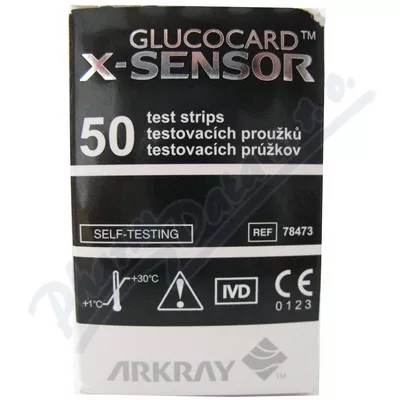 PROUŽKY DIAGNOSTICKÉ GLUCOCARD X-SENSOR(PRO ZP KÓD 0151631,0085402)