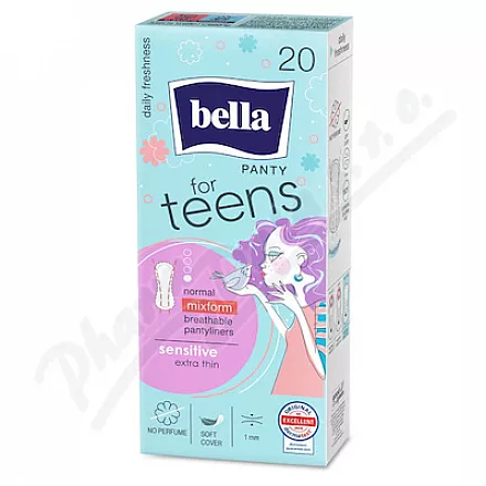 Bella for teens Panty slipové vložky Sensitive20ks