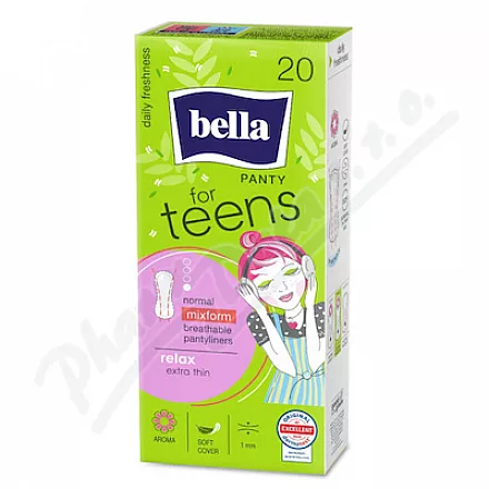 Bella for teens Panty slipové vložky Relax 20ks