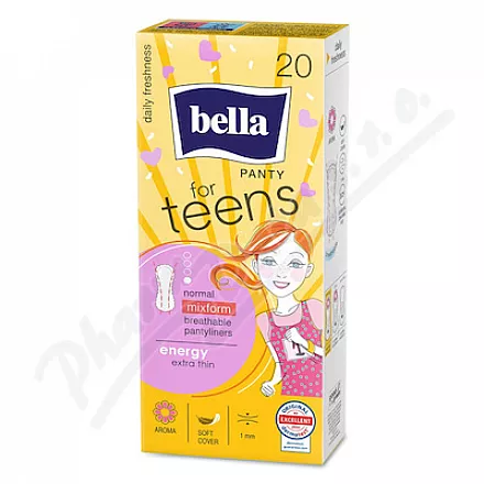 Bella for teens Panty slipové vložky Energy 20ks