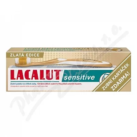Lacalut Sensitive pasta do zębów 75ml GOLD EDITION