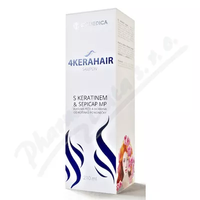 4KERAHAIR šampon Biomedica 210ml - vlasová péče,péče o vlasy,