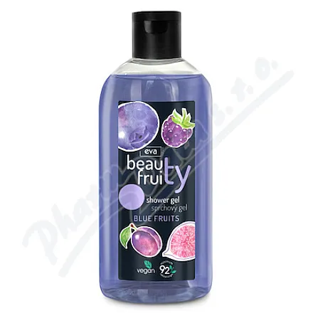 Eva Natura beauty fruity żel pod prysznic niebieski 400 ml