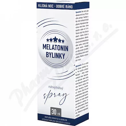 Melatonin Bylinky mátový spray 30ml