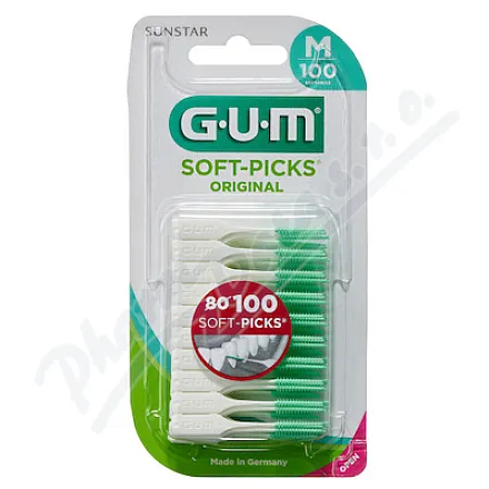 GUM Soft-Picks mezizub.kart.gum. M 100ks G632HV100