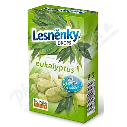 Krople z orzechów laskowych eukaliptus bez cukru 38g Dr.Müller
