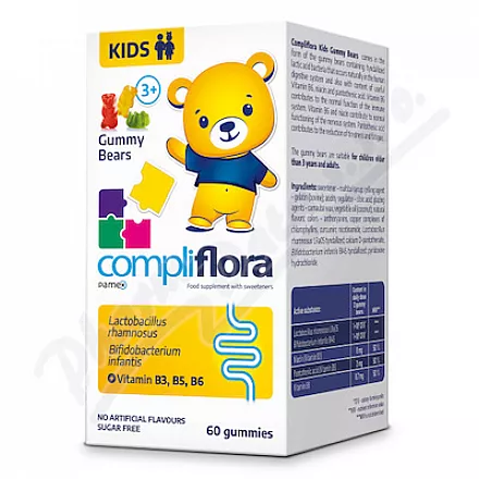 Compliflora KIDS żelatynowe misie od 3 lat 60szt