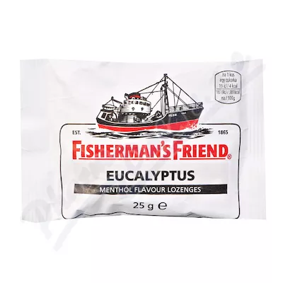 Fishermans Friend bonbóny eucalyp-menthol/bílé 25g