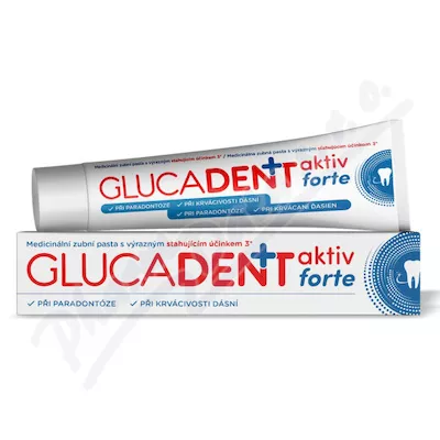 Glucadent+ aktiv forte zubní pasta 75g