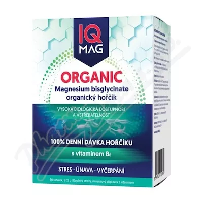 IQ Mag Organic Magnesium+vit.B6 tob.90