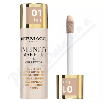 Dermacol Infinity make-up&korektor č.01 fair 20g - make-upy,make-up,