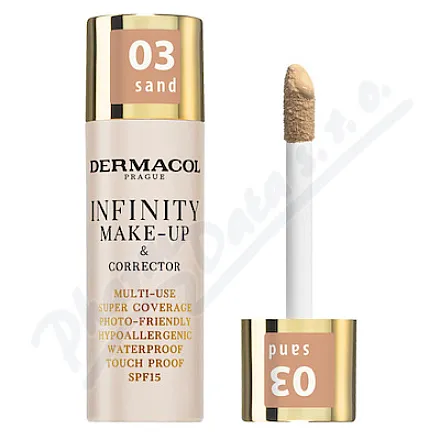 Dermacol Infinity podkład i korektor Sand 03 20 g