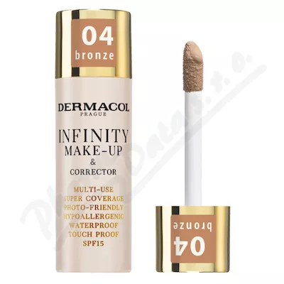 Dermacol Infinity make-up&korektor č.04 bronze 20g - make-upy,make-up,