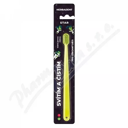 Karta świecąca dla dzieci HERBADENT STAR bardzo cienkie włókna
