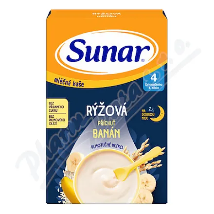 Sunar Ml.kaszka ryżowa bananowa na dobranoc 210g