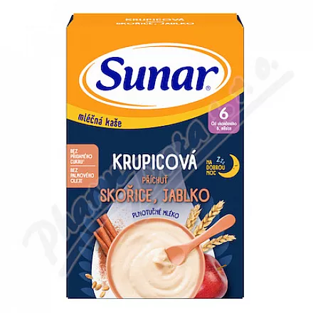Sunar Ml.kaszka manna cynamon/jabłko na dobranoc 210g