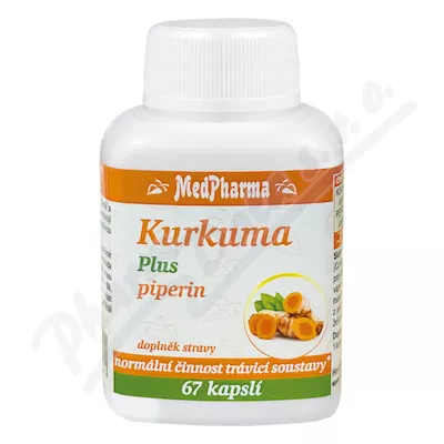 MedPharma Kurkuma Plus piperin cps.67