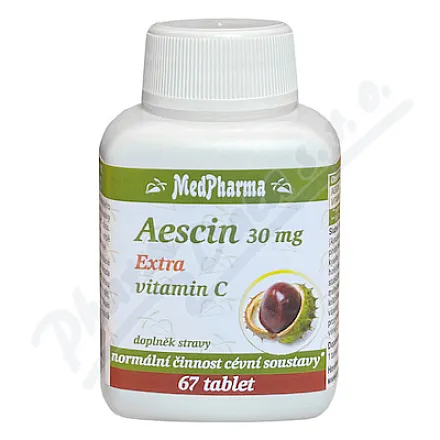 MedPharma Aescin 30mg Extra witamina C tbl.67