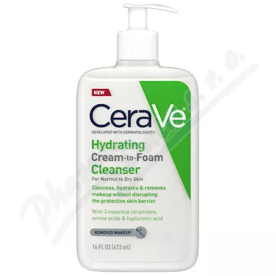 CeraVe Čisticí pěnící krém 473ml - odličování,odličování obličeje,čištění obličeje,čistění pleti,