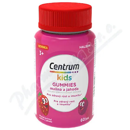 Centrum Kids Gummies malina&jahoda 60ks