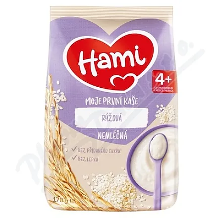 Hami Moja pierwsza kaszka ryżowa bezmleczna 170g 4M 