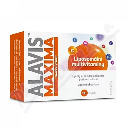 ALAVIS MAXIMA Liposomální multivitaminy cps.30