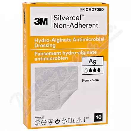 SILVERCEL NON-ADHERENT HYDRO-ALGINATE ANTIMIKROBIÁLNÍ KRYTÍ