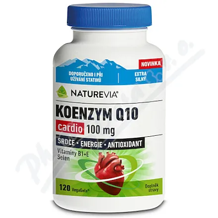 NatureVia Koenzym Q10 Cardio 100mg cps.120