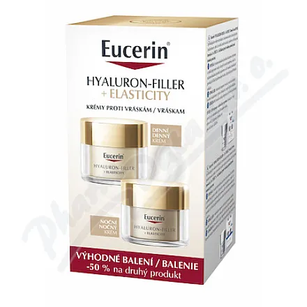 Eucerin Hyal-Fill+Elast. krem na dzień i na noc 2 x 50 ml 2024