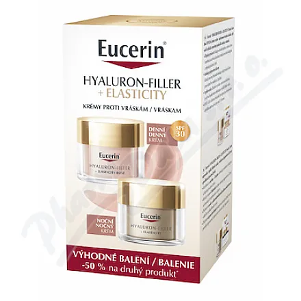 Eucerin Hyal-Fill+Elast.Rosé na dzień i na noc, 2 x 50 ml, 2024