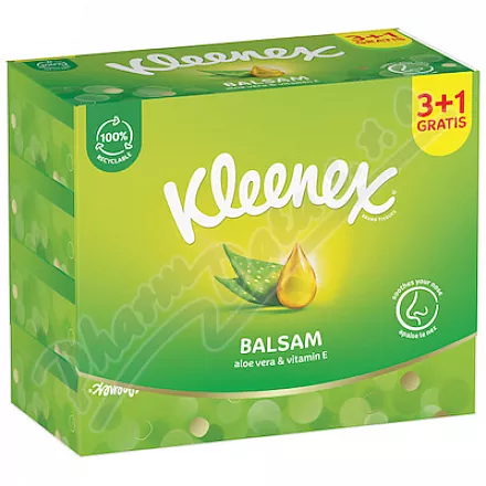 KLEENEX Papierowe chusteczki do nosa Balsam Box 64szt 3 1