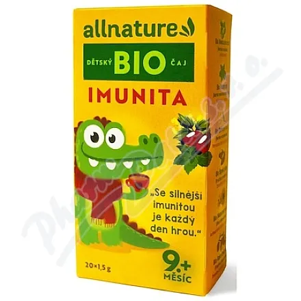 Allnature Dětský čaj Imunita BIO 20x1.5g 9m+