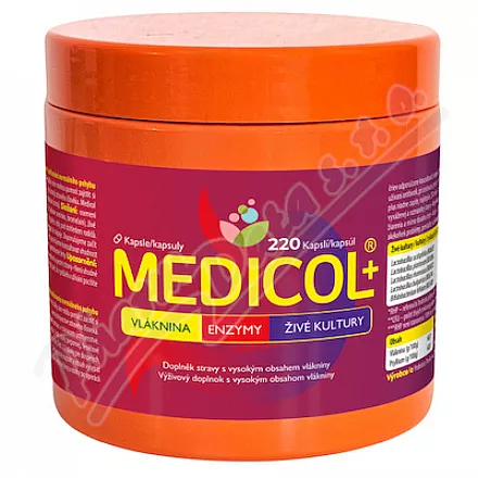 Medicol błonnik/enzymy/żywe kultury cps.220