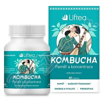 LIFTEA Kombucha Pamięć i koncentracja tob.60