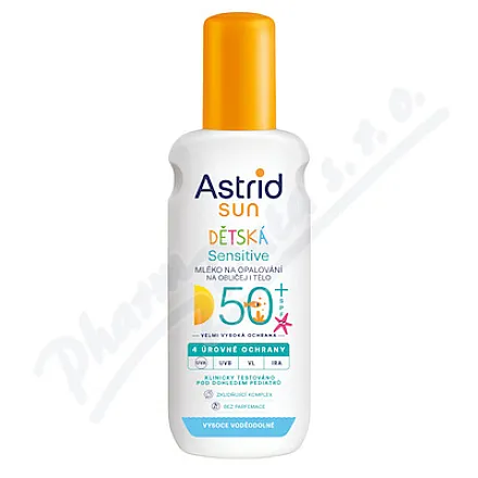 Astrid SUN Sensitive – mleczko do opalania dla dzieci SPF50+ 150 ml