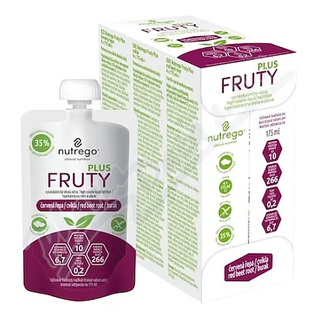 nutrego FRUTY PLUS červená řepa por.sol.4x175ml