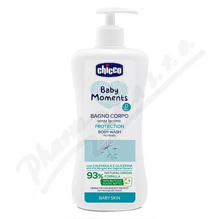 CHICCO Baby Moments Sprch.gel s heřmán.+dávk.500ml