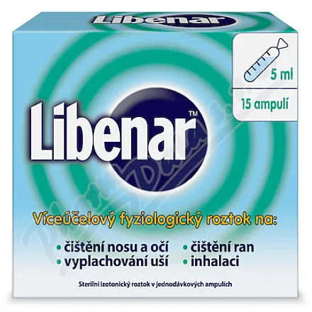 Libenar uniwersalny roztwór soli fizjologicznej 15x5ml