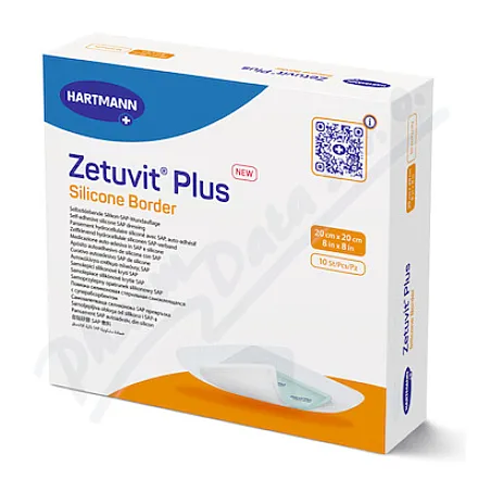 Zetuvit Plus Silicone B.20x20cm silikon.krytí 10ks