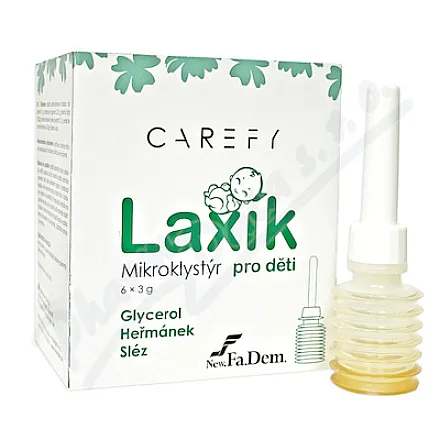 CAREFY Laxik microclyster dla dzieci 6x3g