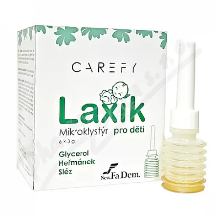 CAREFY Laxik microclyster dla dzieci 6x3g