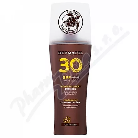 Dermacol Opalovací mléko voděod.spray SPF30 200ml