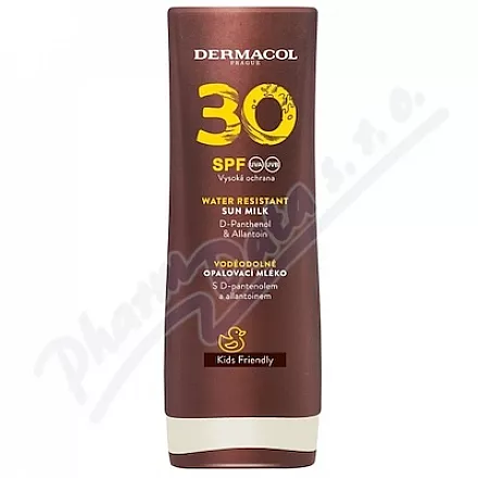 Dermacol Opalovací mléko voděodolné SPF30 200ml